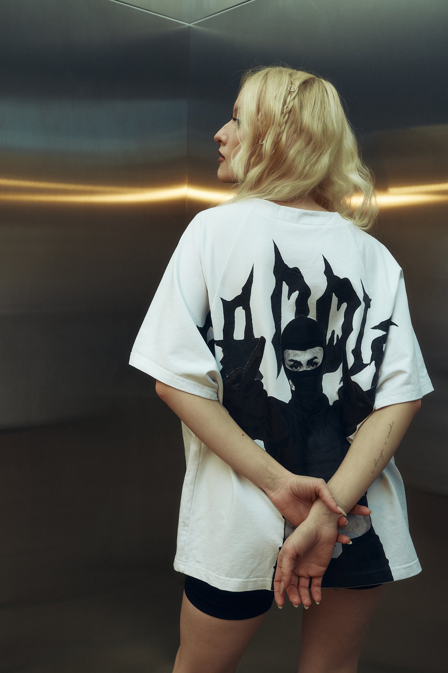 T-Shirt Davy Baddie White