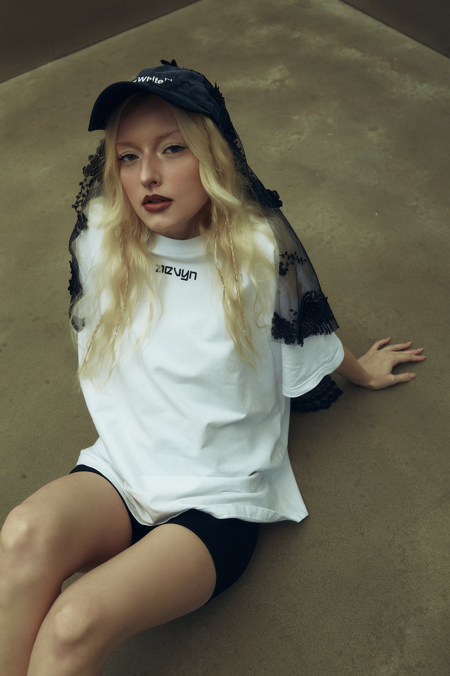 T-Shirt Davy Baddie White