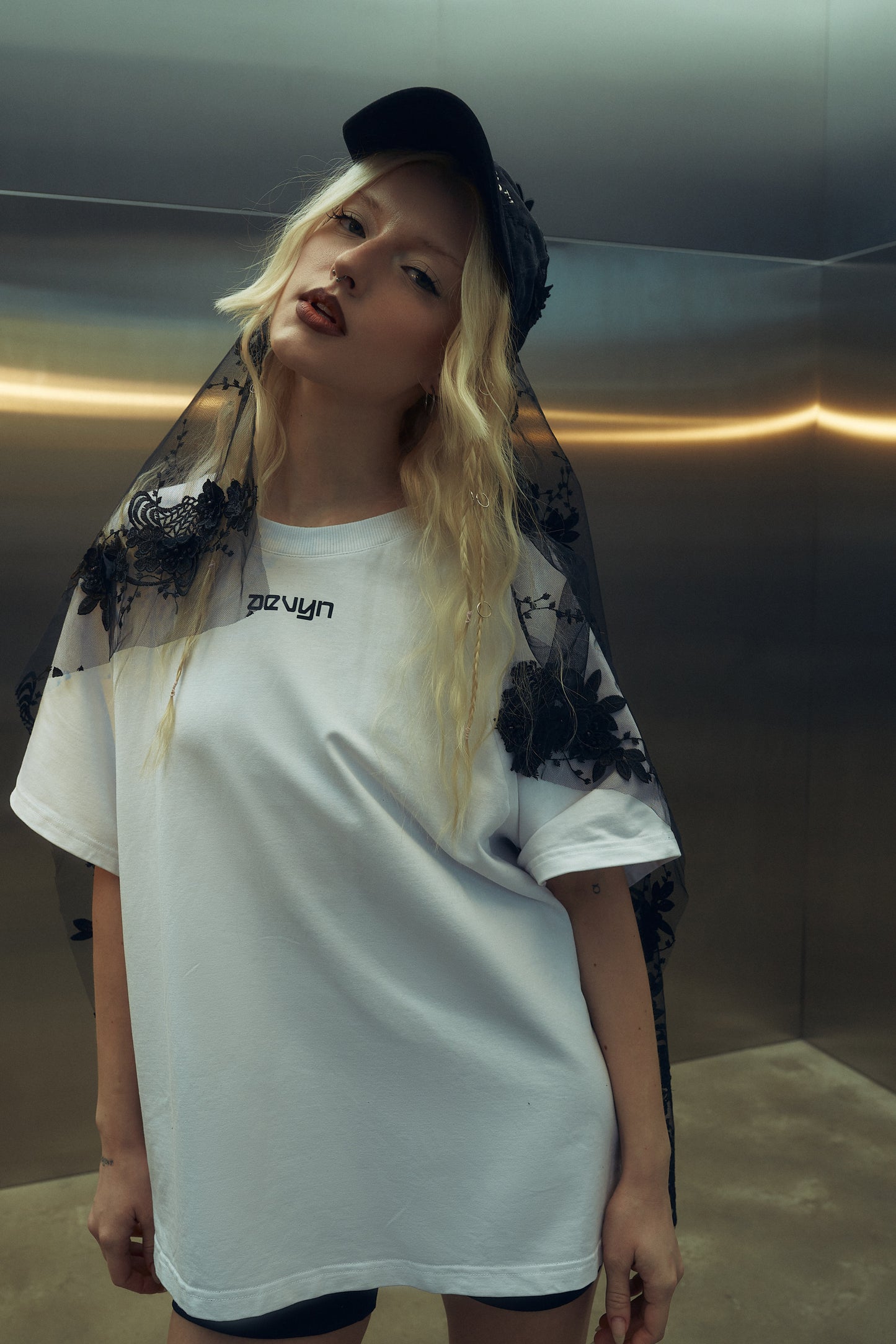 T-Shirt Davy Baddie White