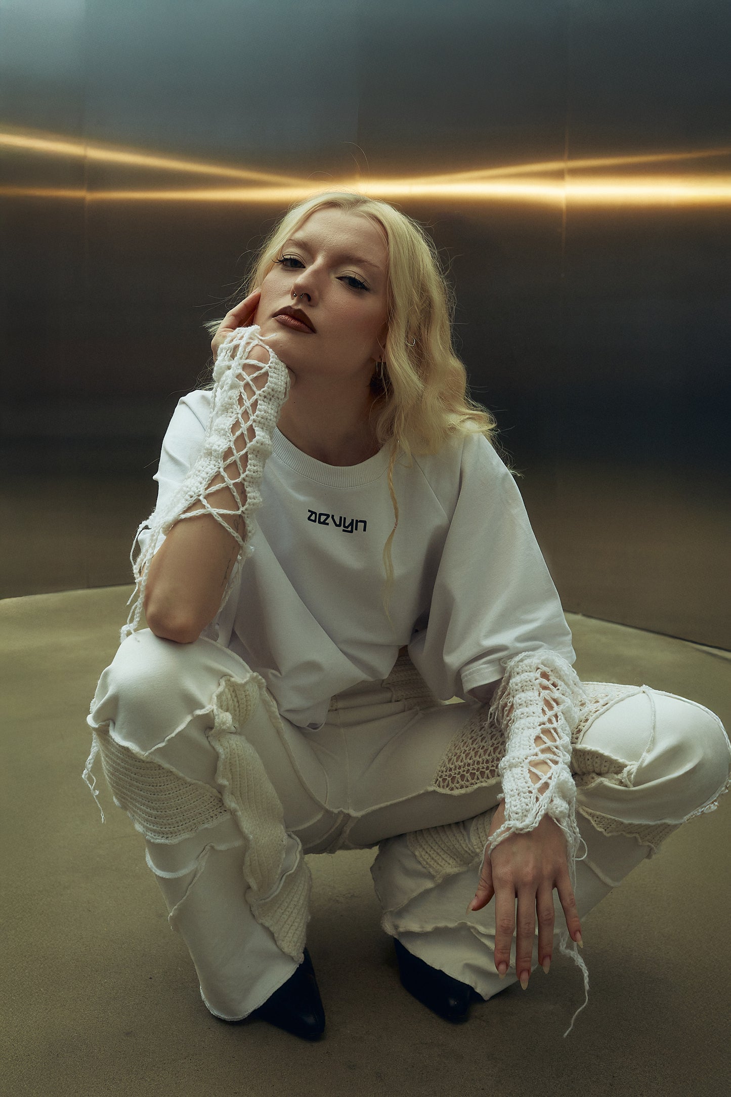 T-Shirt Davy Baddie White