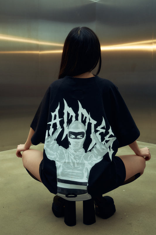 T-Shirt Davy Baddie Black